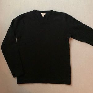 J Crew Long Sleeve Sweater, Black, Small